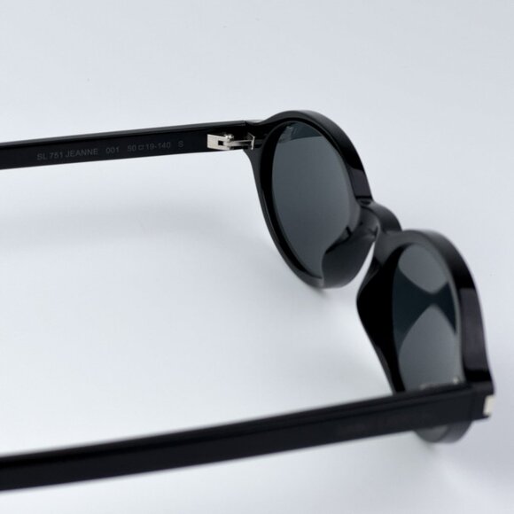 Saint Laurent Women BRAND NEW Sunglasses Black Oval SL751 JEANNE 001 main image 8